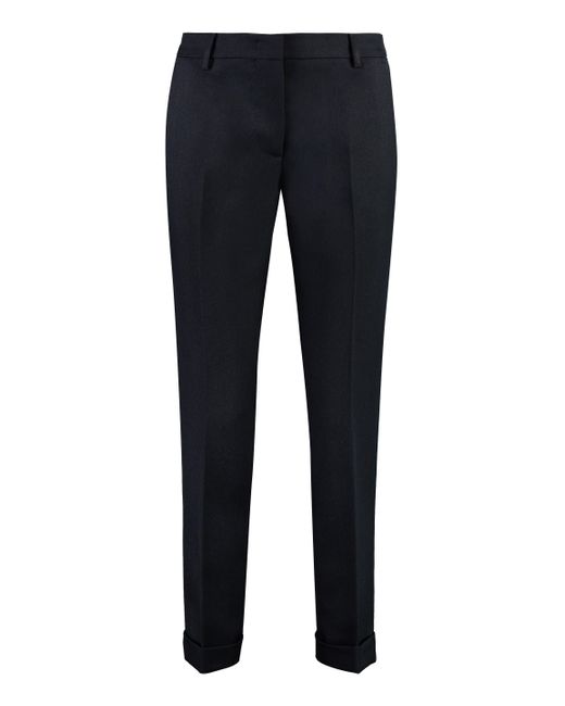 Golden Goose Deluxe Brand Blue Viscose Trousers