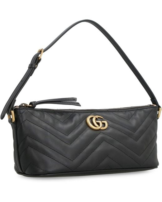 Gucci Black Handbag GG Marmont