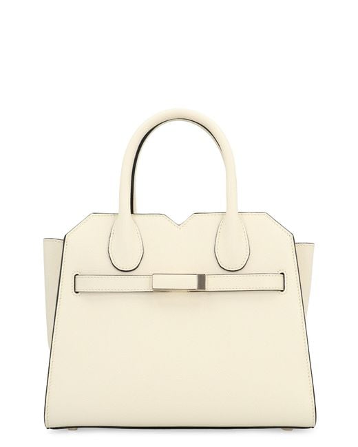 Valextra Natural Milano Mini Handbag