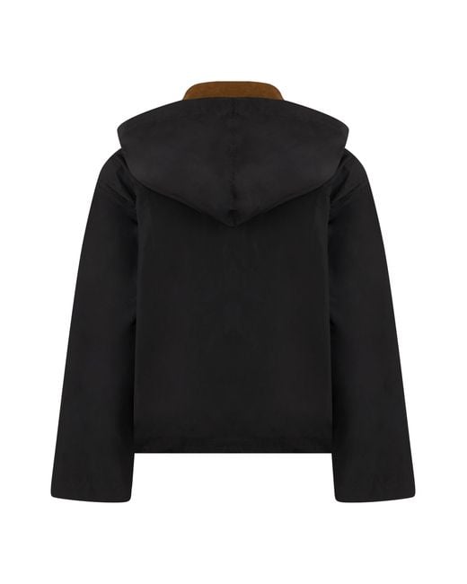 Barbour Black Rain Jacket With Hood