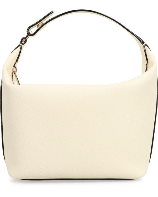 Valextra Blue Mochi Mini Handbag