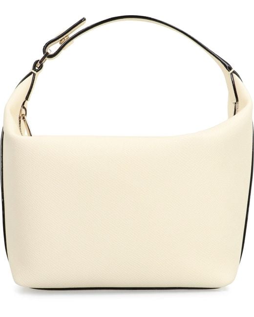Valextra Blue Mochi Mini Handbag