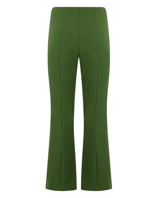Vince Green Niki Pants With A Flared Fit