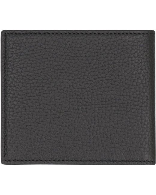 Gucci Gray Leather Bi-Fold Wallet for men