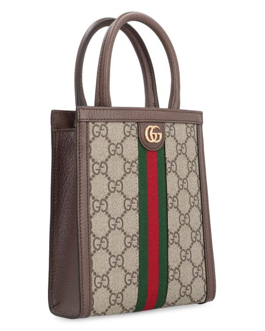 Gucci Brown Ophidia gg Supreme Canvas Cross-body Bag