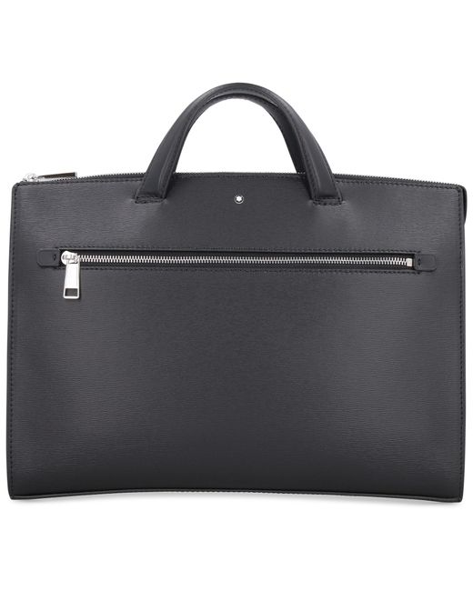 Montblanc Leather Briefcase Meisterstück 4810 in Black for Men Lyst UK