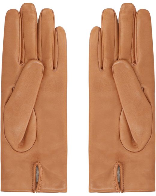 Guanti Spalato in nappa di Max Mara in Brown