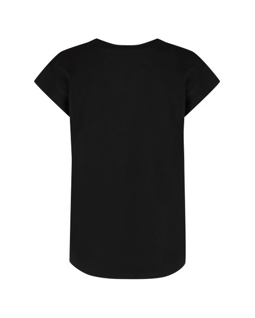 FRAME Black V-neck T-shirt