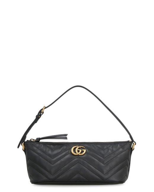 Gucci Black Handbag GG Marmont