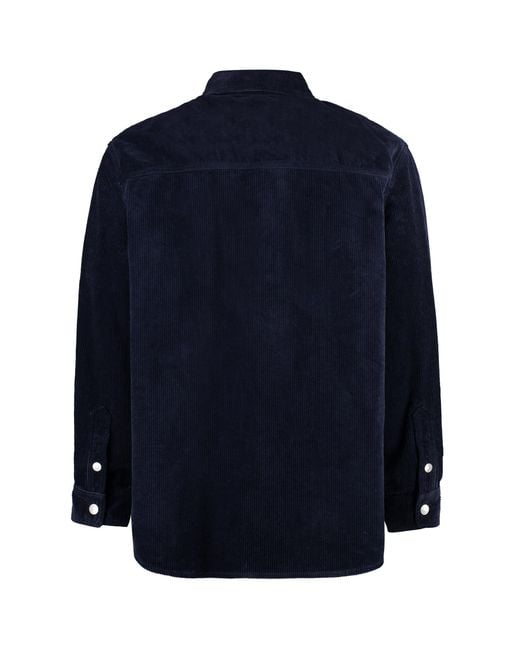 Isabel Marant Blue Wool Overshirt For for men