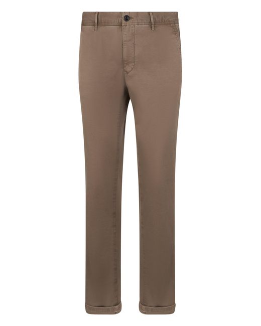 Slowear Brown Cotton Pants for men