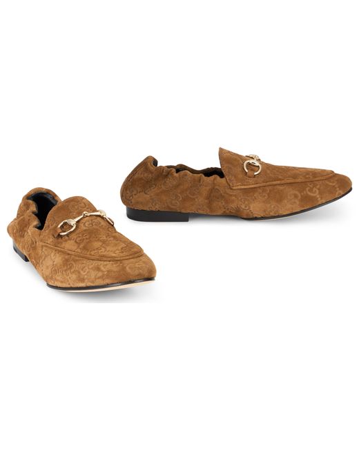 Gucci Brown Jordaan Moccasin