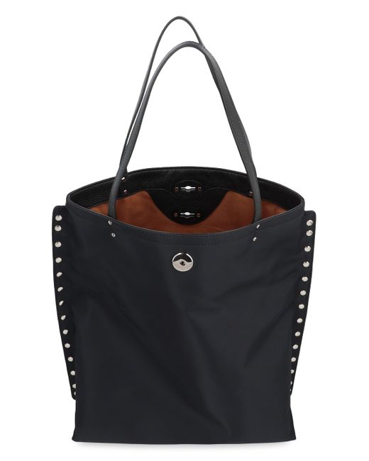 Tote bag A'spasso® in pelle di Zanellato in Black