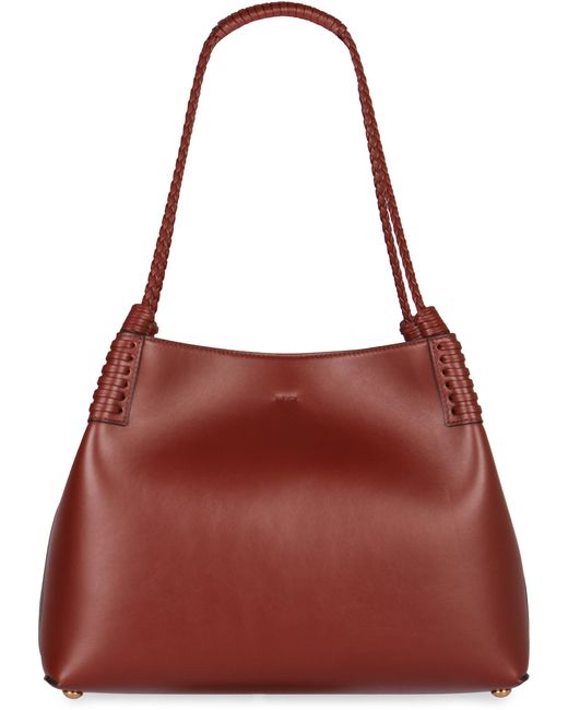 Etro Red Mini Leather Tote Handbag