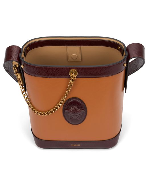 Versace Brown Medusa Bucket Bag