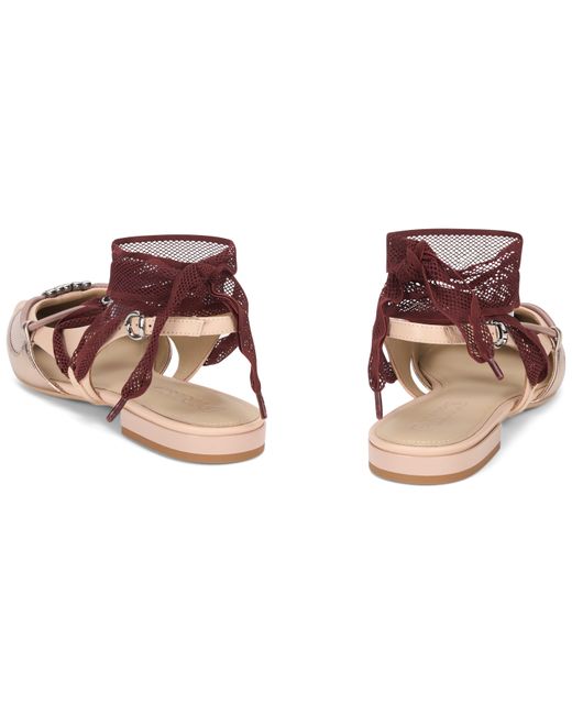 Pinko White Slingback Sandals