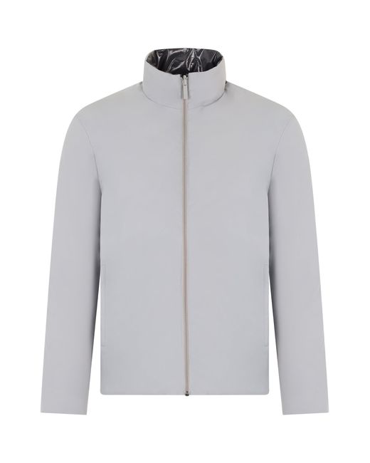 Thom Browne Gray Reversible Quilted Down Jacket for men