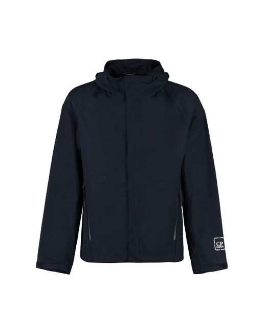 Giacca in cotone con cappuccio di C P Company in Blue da Uomo