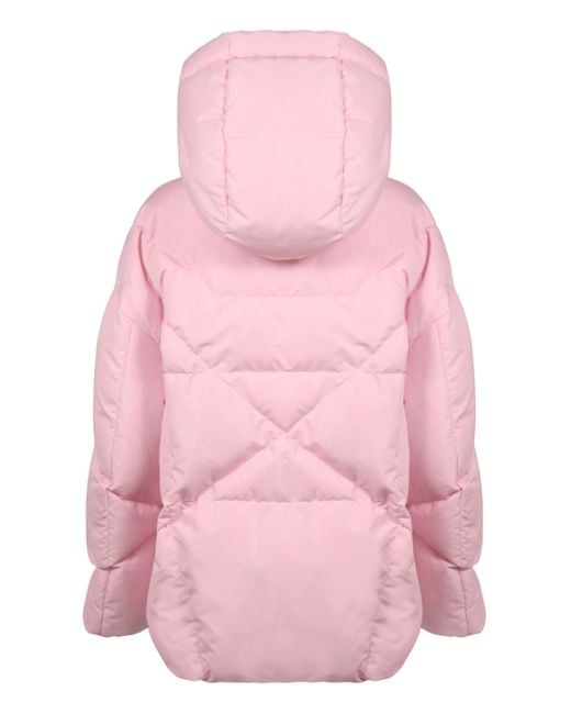 Khrisjoy Pink Iconic Short Down Jacket Milano