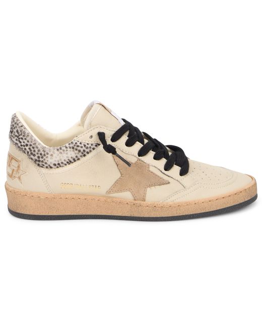 Golden Goose Deluxe Brand Natural Leather Super Star Sneakers