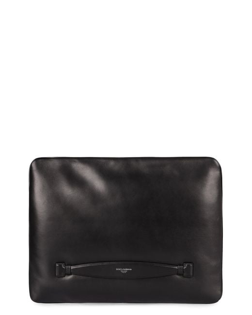 Dolce & Gabbana Black Dolce & Gabbana Leather Handbag for men