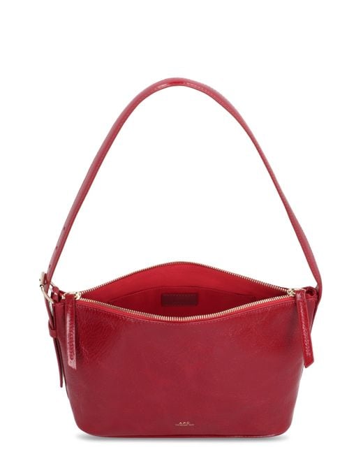 A.P.C. Red Shoulder Bag Vera