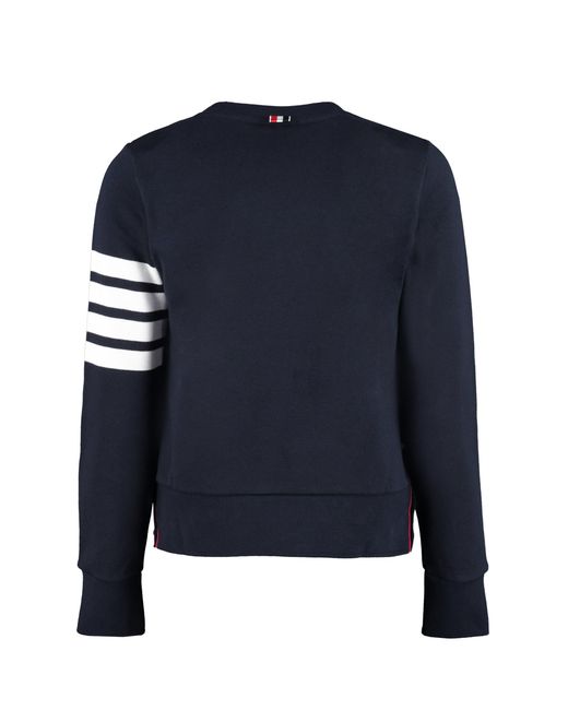 Thom Browne Blue Classic Loopback 4 Bar Sweatshirt