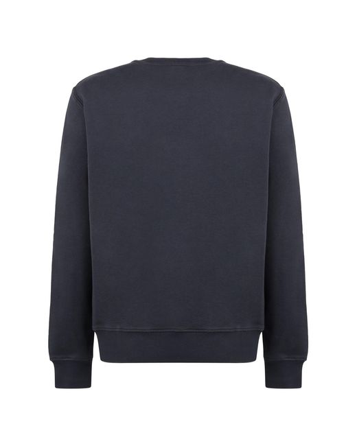 Aspesi Blue Crew Neck Pullover Sweater for men