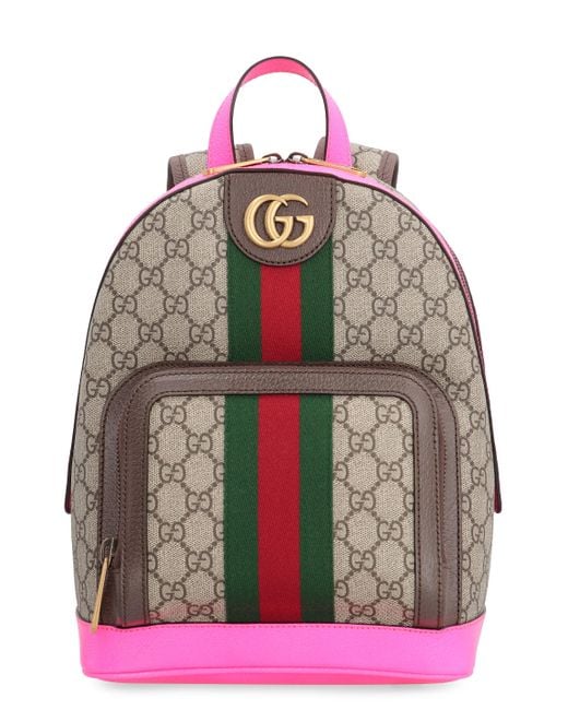 Gucci Natural Ophidia Gg Supreme Fabric Backpack for men