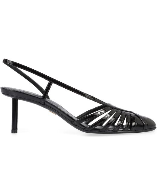 Ferragamo Black Patent Leather Pumps