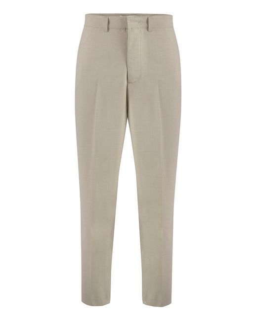 Department 5 Natural E-Motion Wool Blend Trousers for men