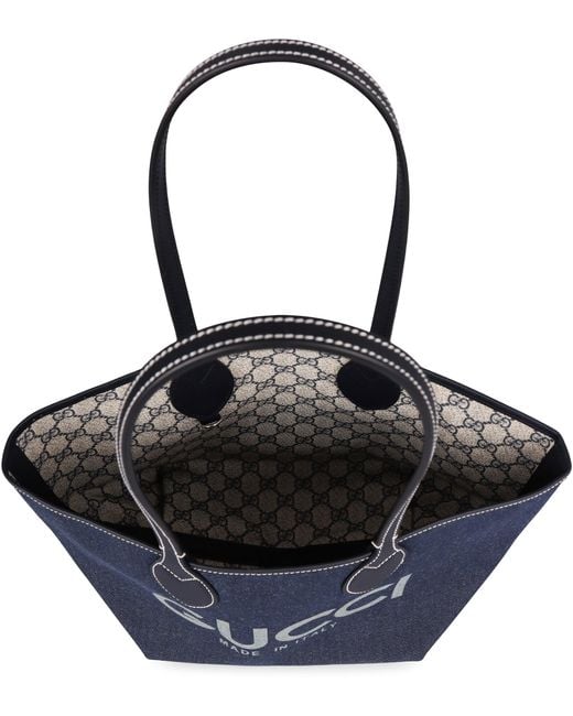Gucci Blue Totissima Piccola Tote Bag
