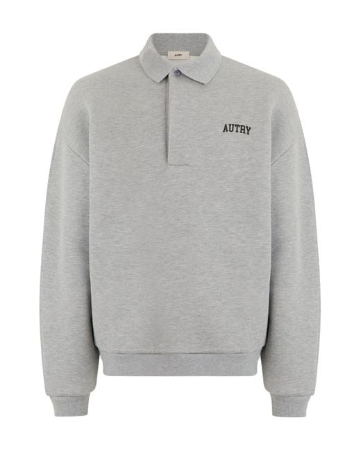 Autry Gray Polo With Logo
