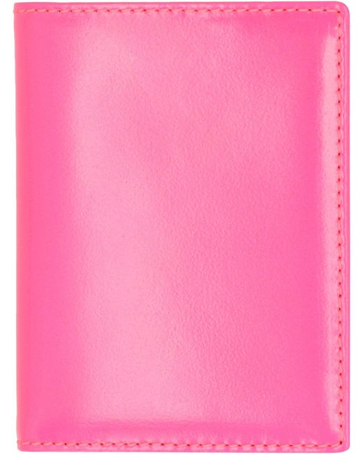 Comme des Garçons Pink Leather Wallet