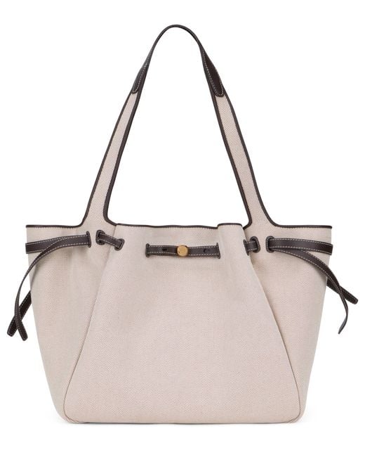Tory Burch Pink Romy Canvas Tote Bag
