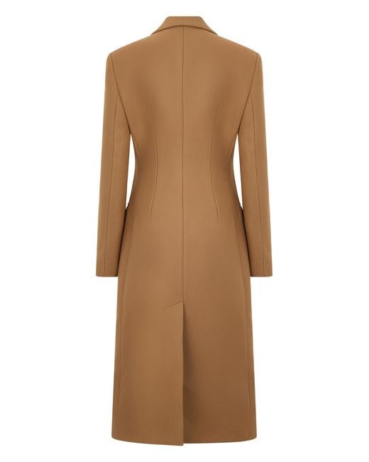 Balenciaga Natural Long Coat With Pockets