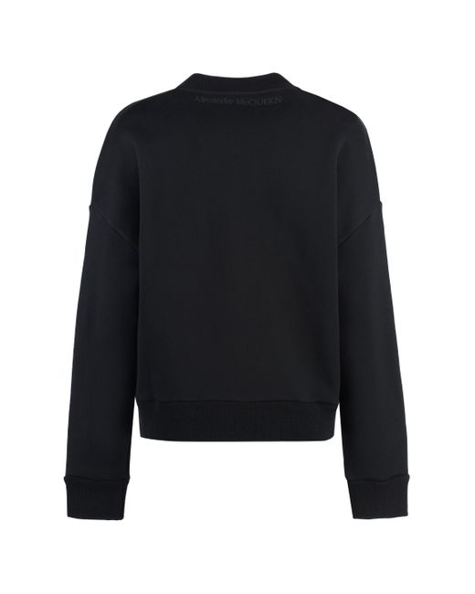 Alexander McQueen Black Knotted Detail Sweatshirt