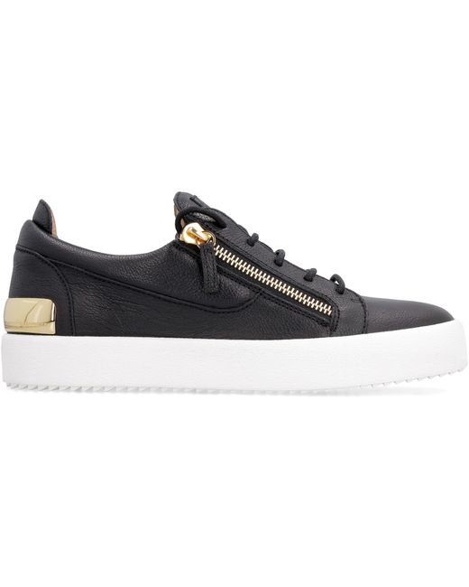zanotti black shoes