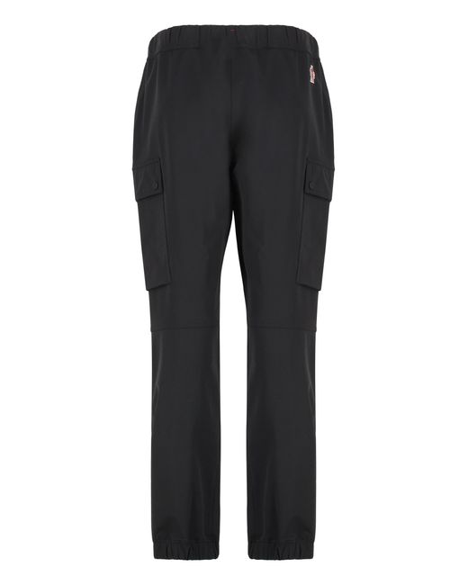 Moncler Black Techno Nylon Track Pants