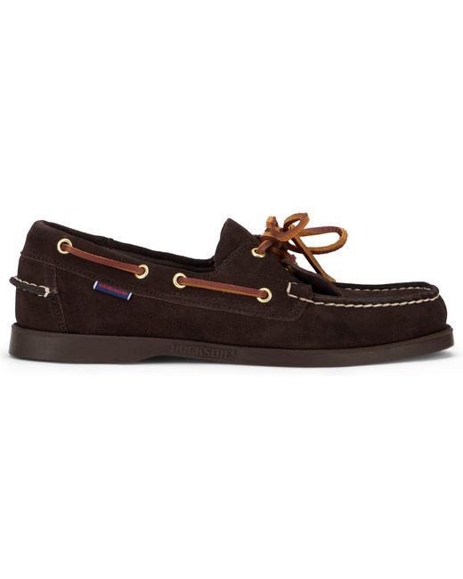 Sebago Brown Elegant Boat Shoe for men