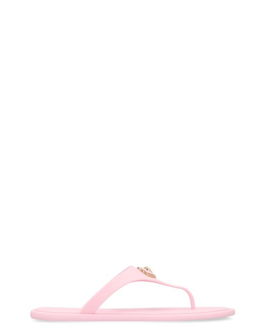 Versace Multicolor Alia Flat Rubber Sandals
