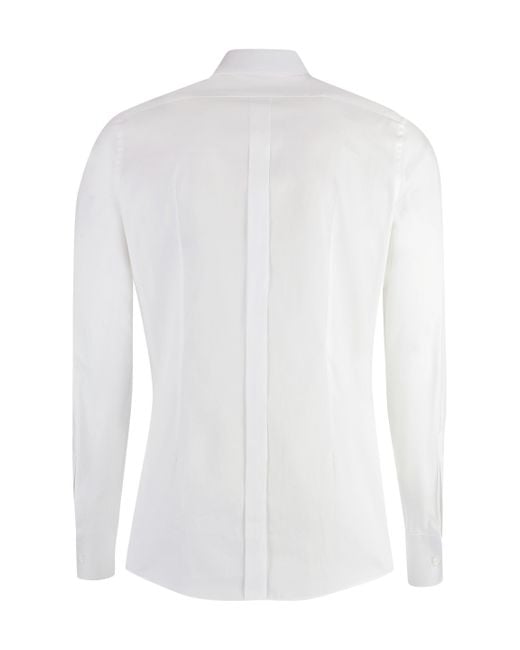 Dolce & Gabbana White Elegant Slim Fit Tuxedo for men