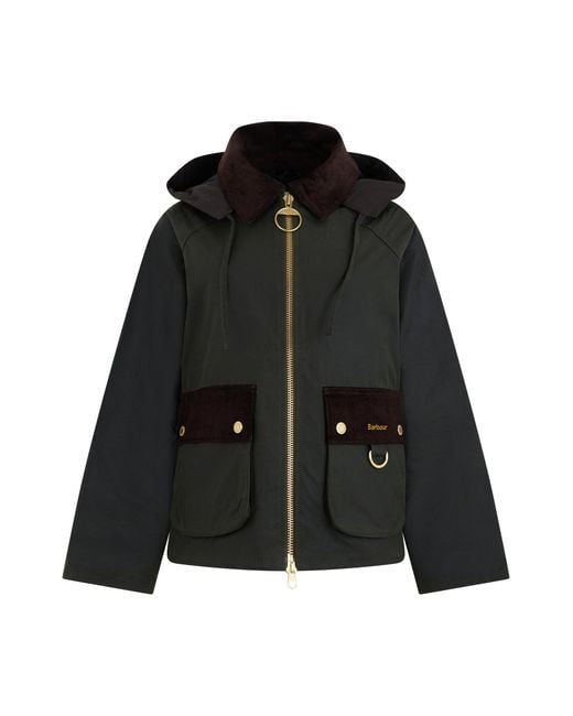 Barbour Black Jacket With Hood