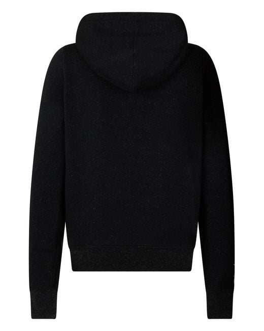 Rick Owens Black Hoodie With Zip Closure for men