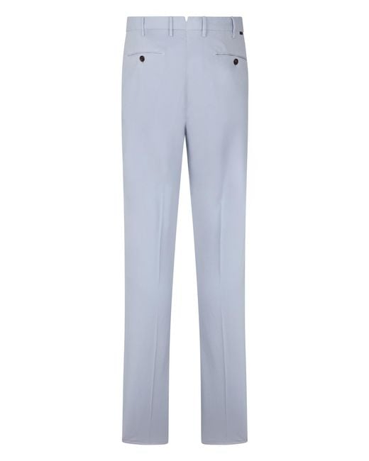 Slowear Blue Straight Pants for men