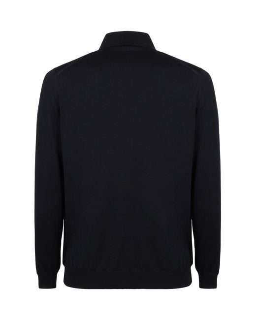 Slowear Blue Polo Knit for men