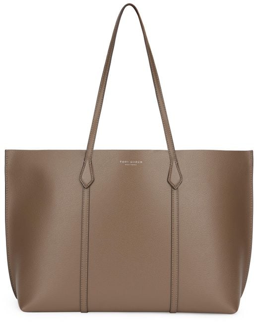 Tory Burch Brown Perry Leather Tote Bag