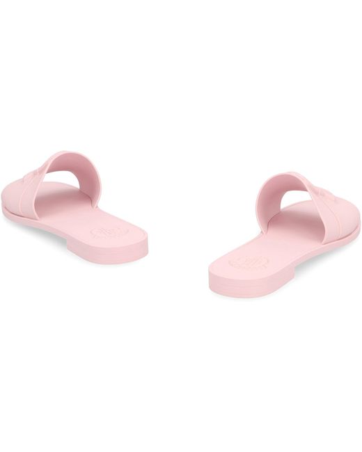 Moncler Pink Mon Slides