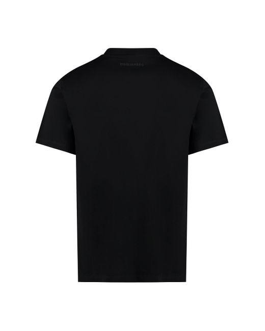 DSquared² Black Icon Cotton T-shirt for men