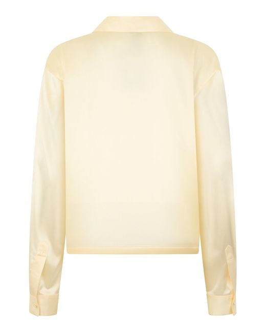 Tom Ford Natural Silk Stretch Blouse